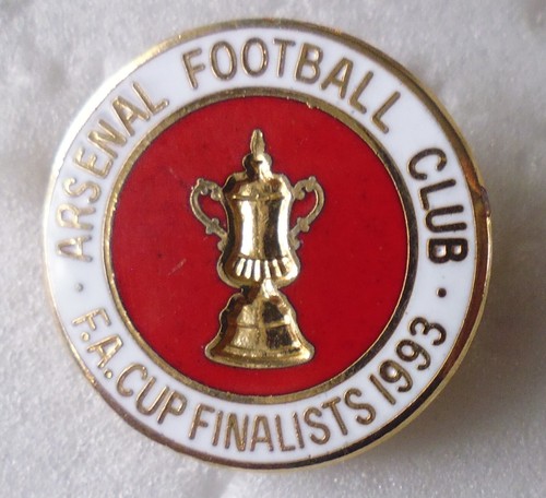 Arsenal football enamel - football,