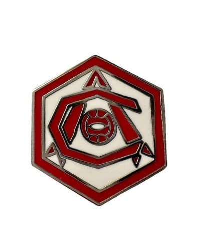 Arsenal hexagon pin badge - arsenal,